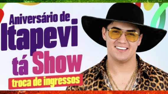 Natanzinho Lima é atração principal do Show de Aniversário de Itapevi